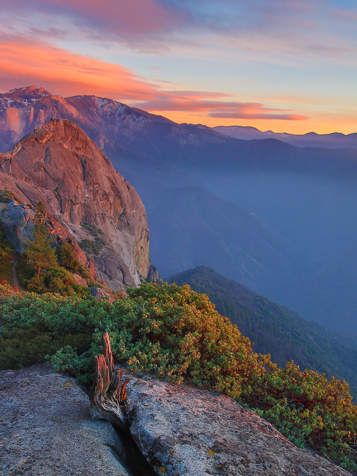 a canyon with a mountain in the background