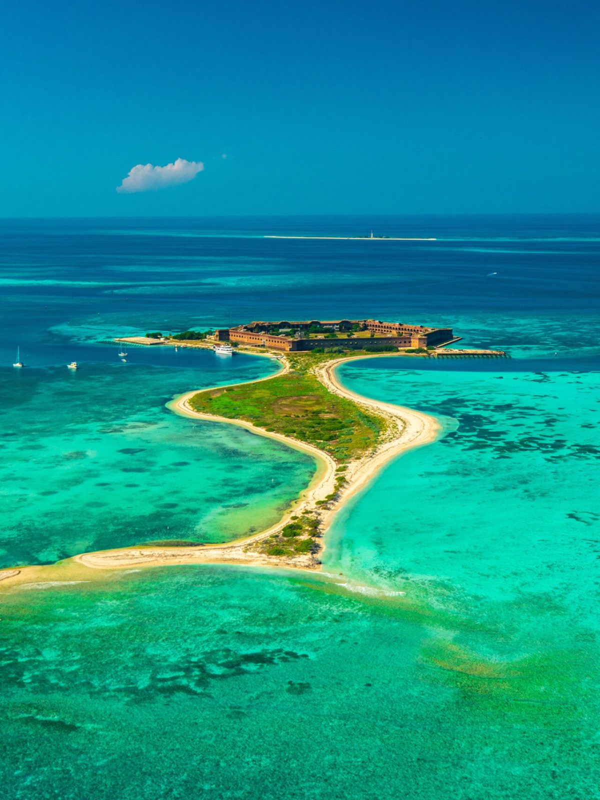 a body of water next to the ocean