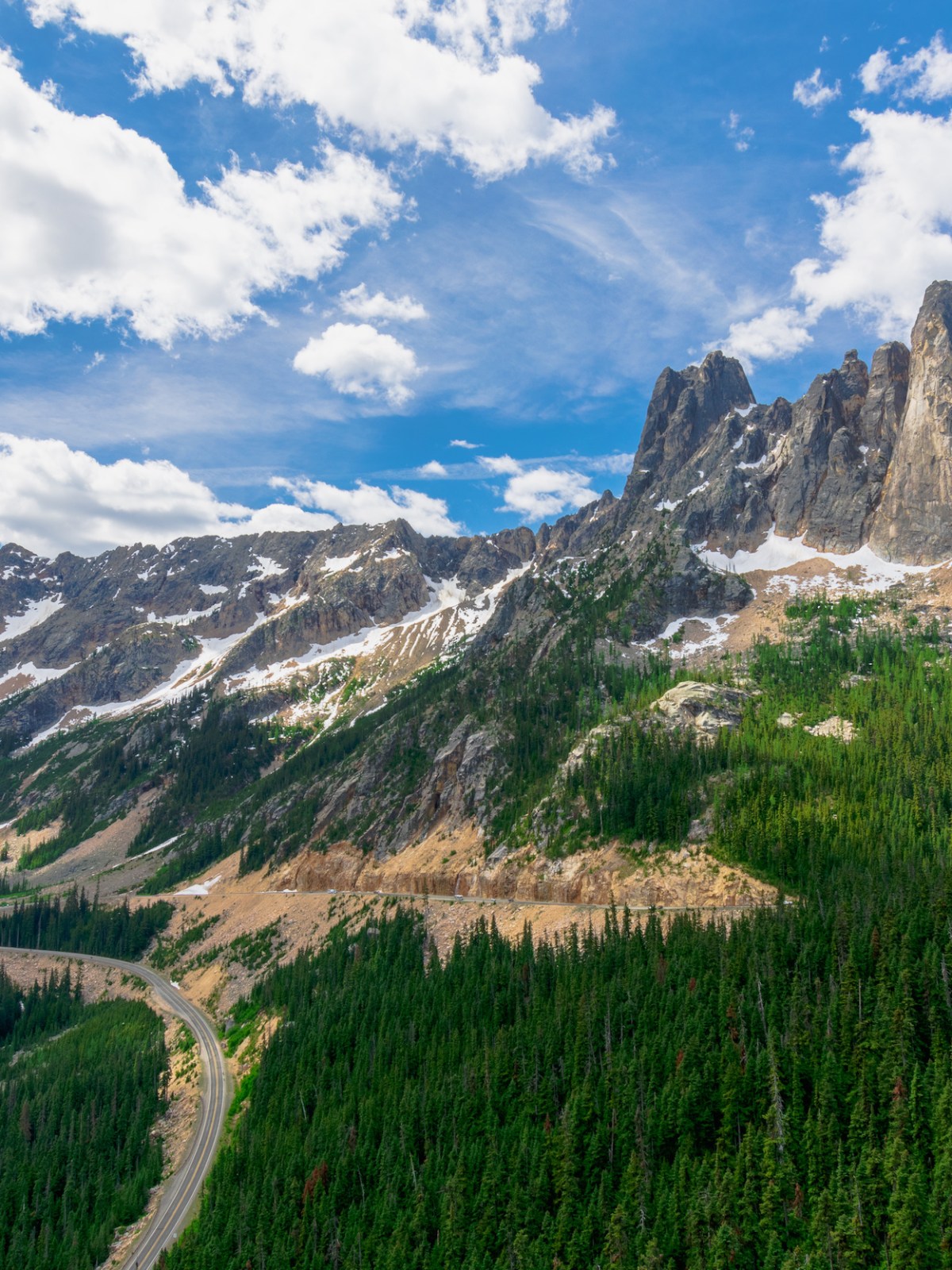 a view of a mountain
