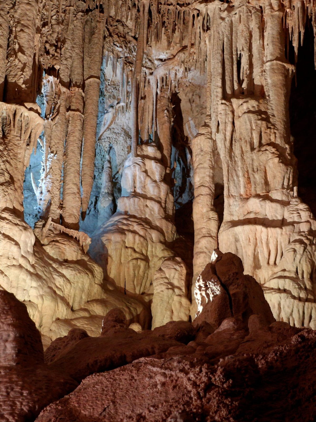 Lehman Cave Formations in Great Basin National Park.