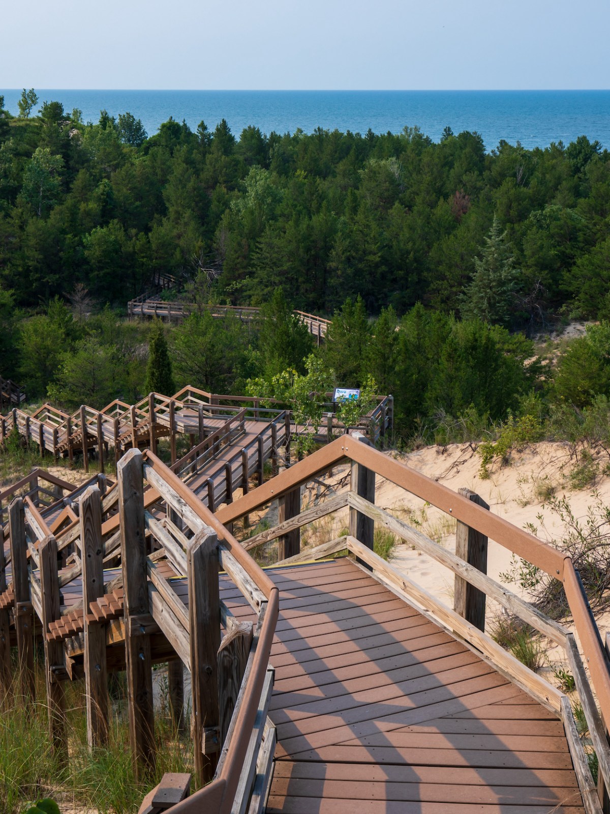 a bridge surrounded by trees