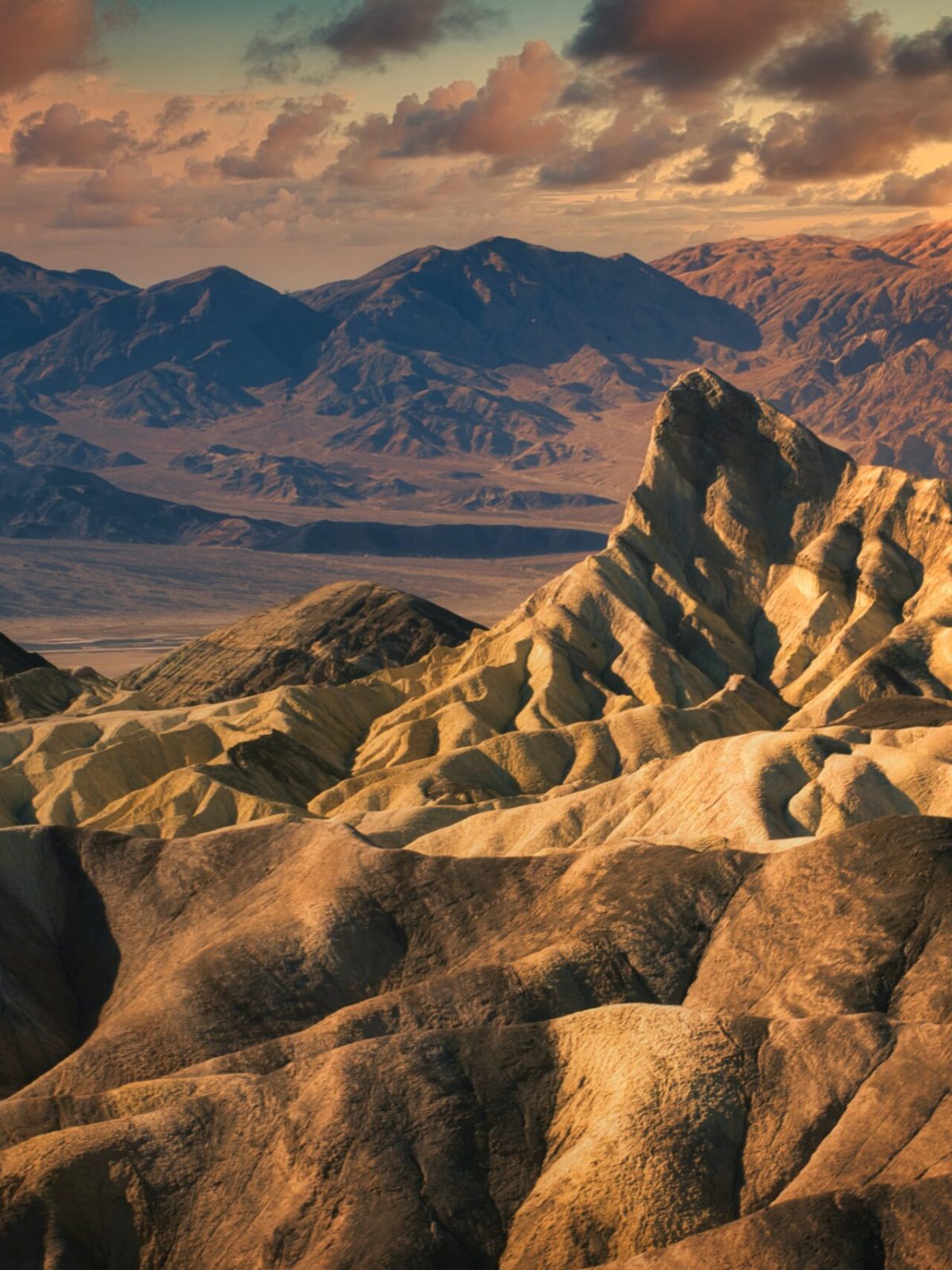a canyon with a mountain in the background
